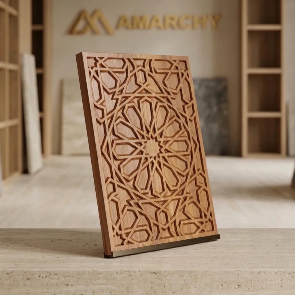 Atlas cedar — Carved solid wood